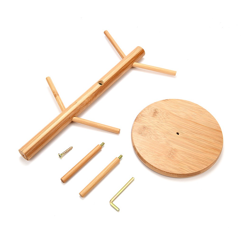 soporte para vasos cuadrados Soporte para tazas de drenaje de madera maciza de bamb/ú para taza de caf/é o t/é para la cocina HangzhoushiJacob Elsie