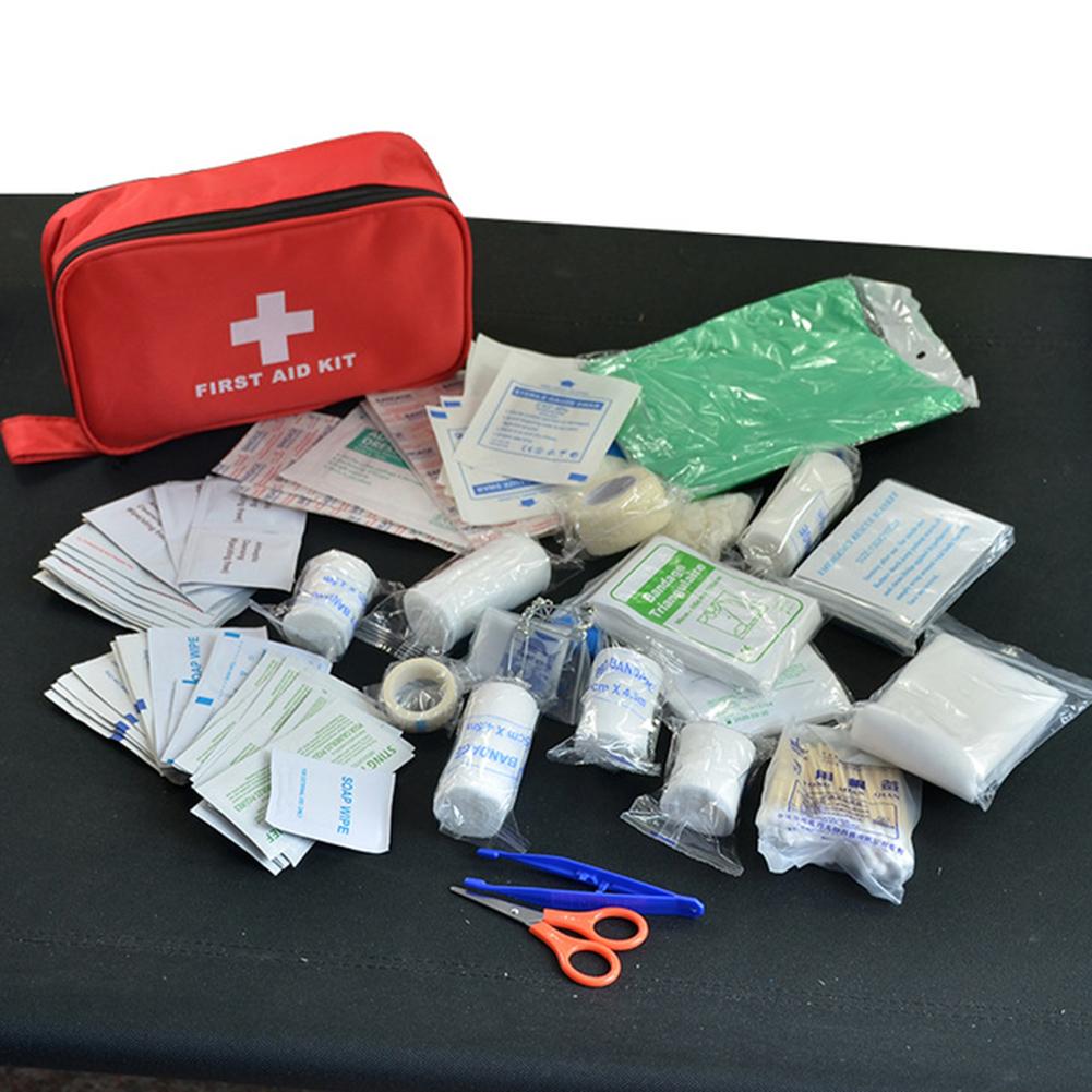 Description Picture 2 of item180 Pcs First Aid Kit For Medicines Outdoor Camping Portable Medical Bag Survival Handbag Emergency Kits Travel Set