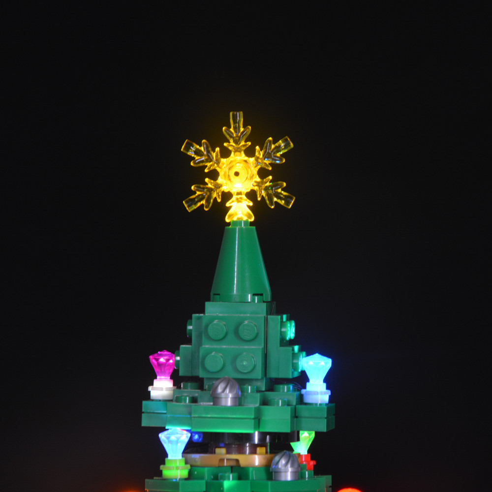 Weihnachtsspielzeugladen Bausteine LED Beleuchtung Zubehör DIY Beleuchtung 