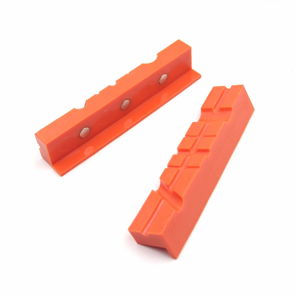 fabriqué à partir de TPU Nouveau Magnétique Multi-Groove Bench étau//Vice Jaw Pads Longueur 4.5/"