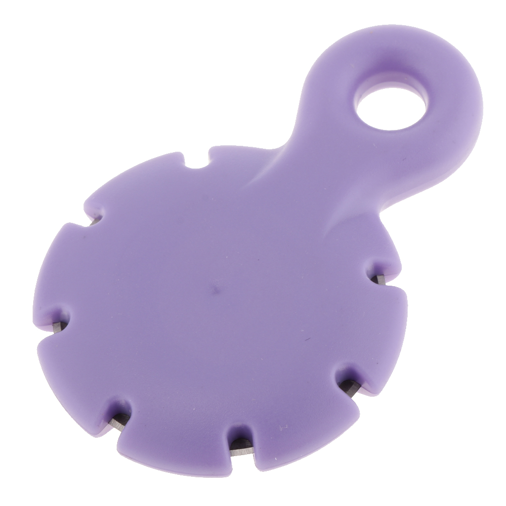 1 Piece Paper Edge Distresser Tool,Thread Cutter Pendant For Sewing (Purple)