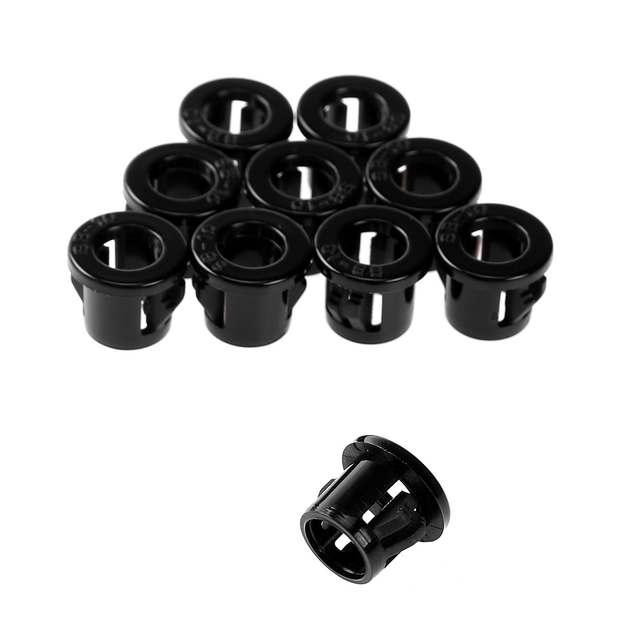 Description Picture 5 of item10Pcs Plastic Wire Grommet Gaskets Clamp Desk Wire Inlet Outlet Seal Ring Hole Plug Cover Cable Rack Holder Protector