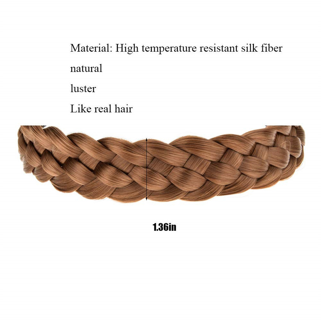 Vintage Braided Hair Band for Women & Girls