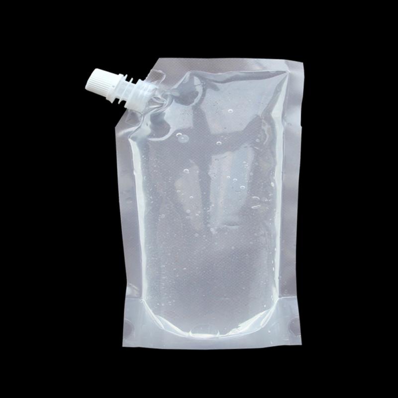 30Pcs Drinking Flasks Transparent Plastic Liquor Pouch for Drinking W/A Funnel 