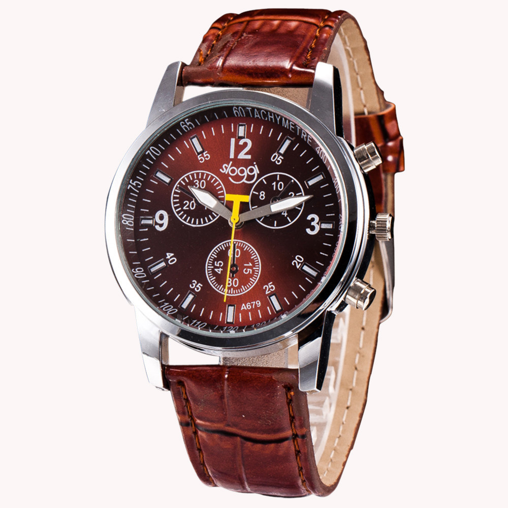 men"s watch quartz watch luxury fashion crocodile