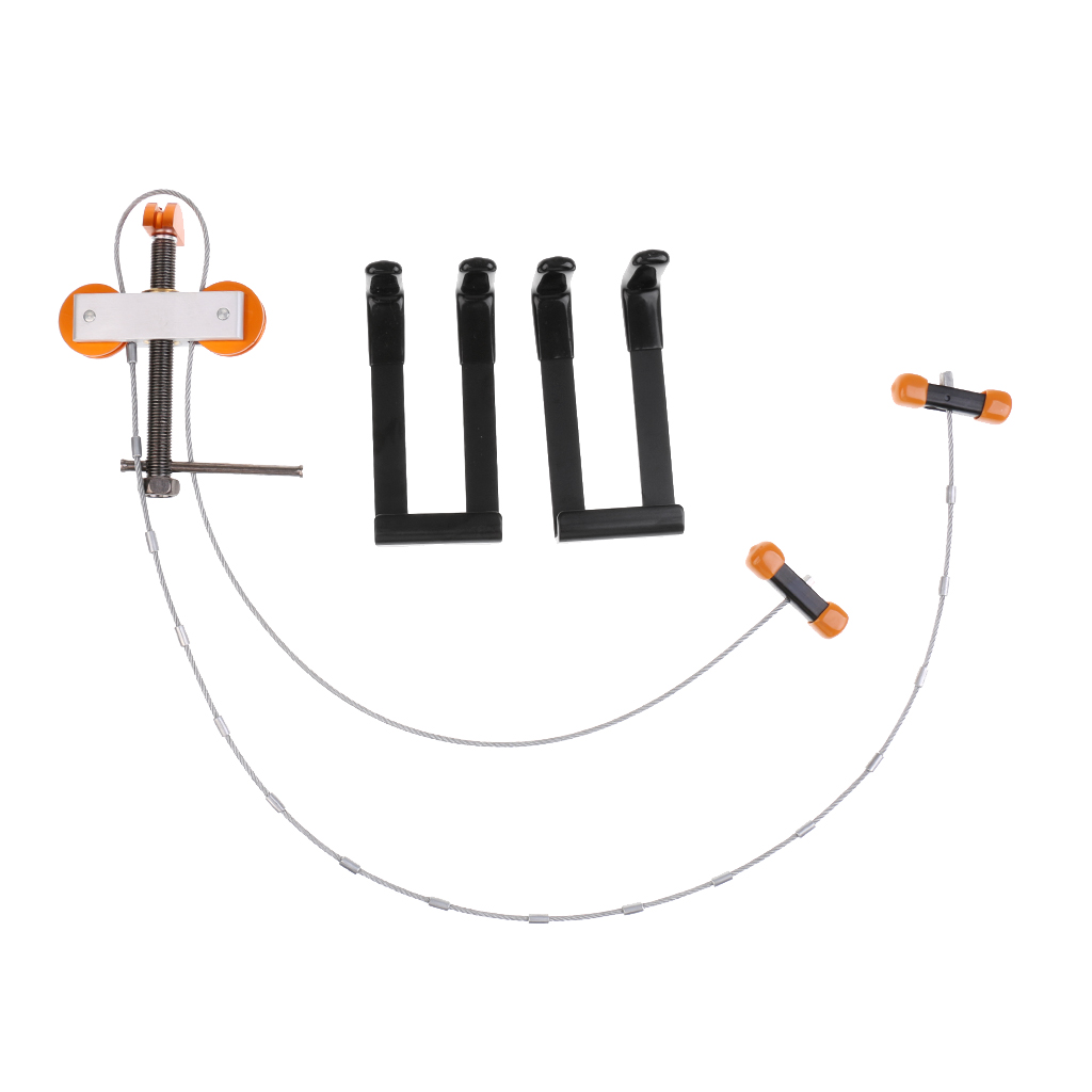 Universal 3/4" Bow Press avec quad Limb L Crochets pour Tir à L'Arc Compound Bow 