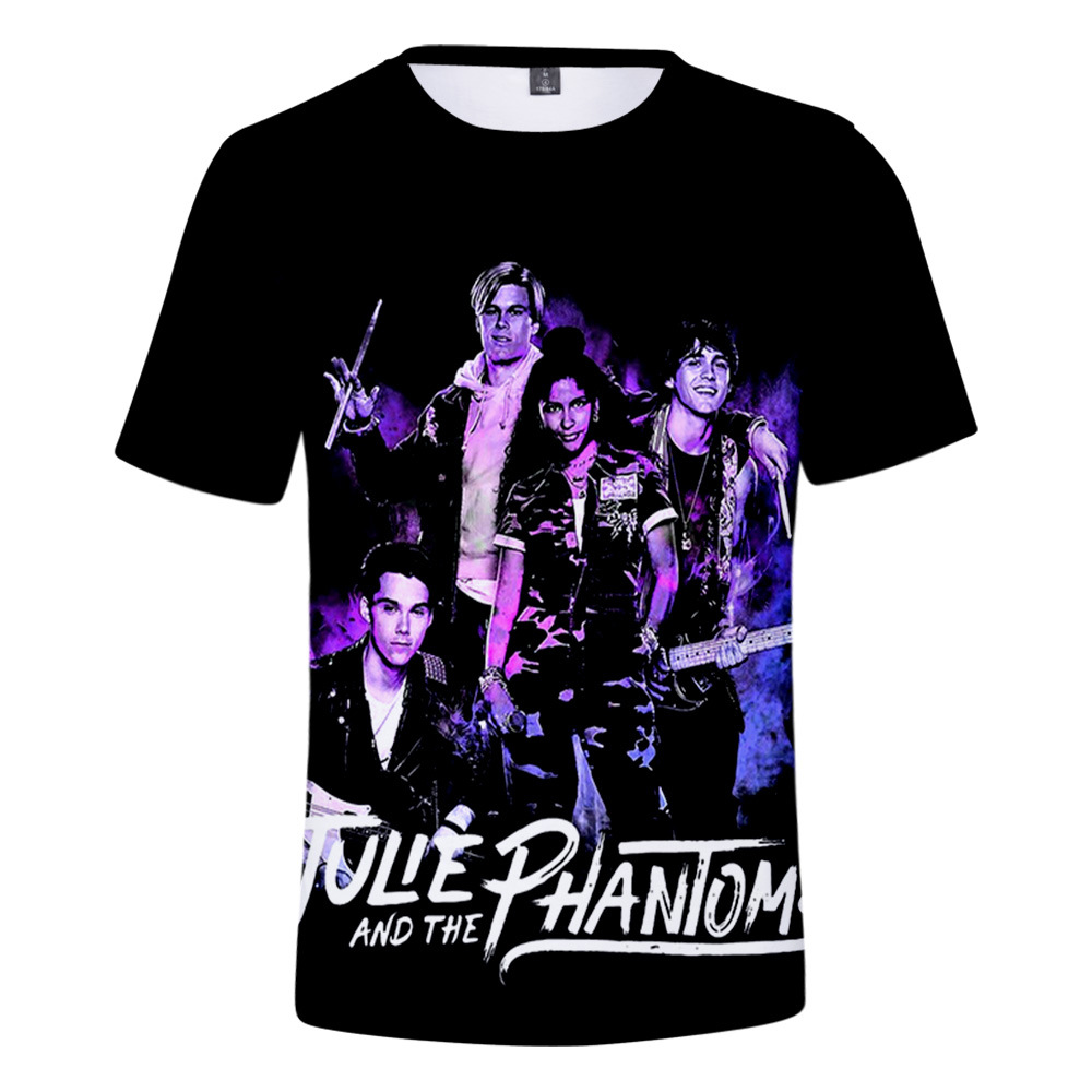 Julie and The Phantoms T-Shirt O-Neck Raglan Tshirt Donna Estate Manica Corta Uomo Tshirt Unisex Streetwear FashionClothes