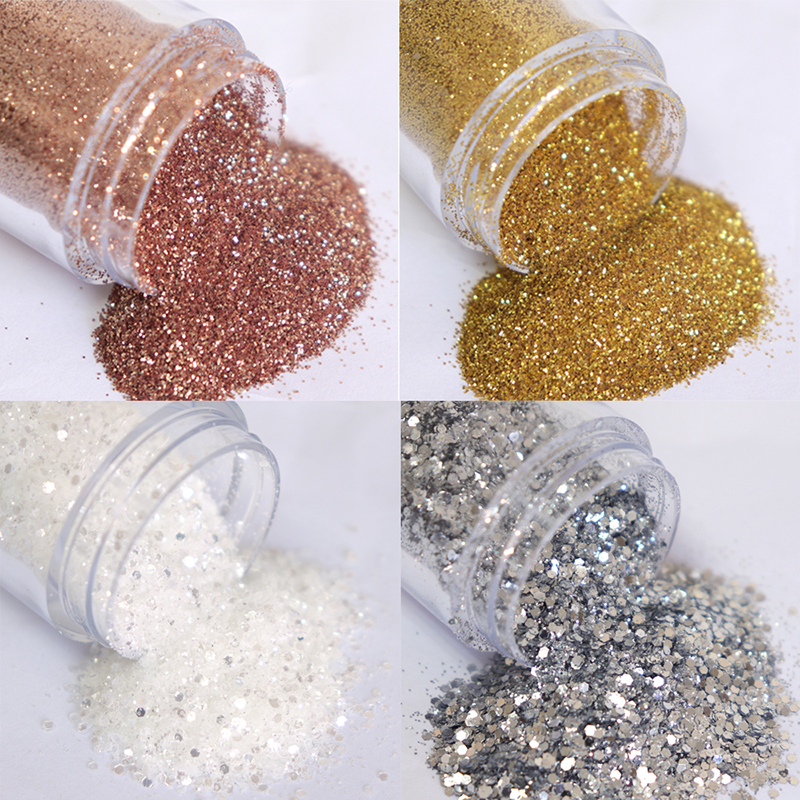 Description Picture 5 of item10ml Gold Nail Glitter Sprinkles Powder Chunky Shiny Flake Decoration Glitters for Creative Leisure Paillette Accessorios