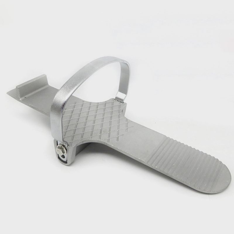 Door Lifter Alloy Board Lifter Door Foot Drywall Plaster Sheet Lifting Tool silver Board Lifter Pedals Operated Fitting Tool Non-Slip