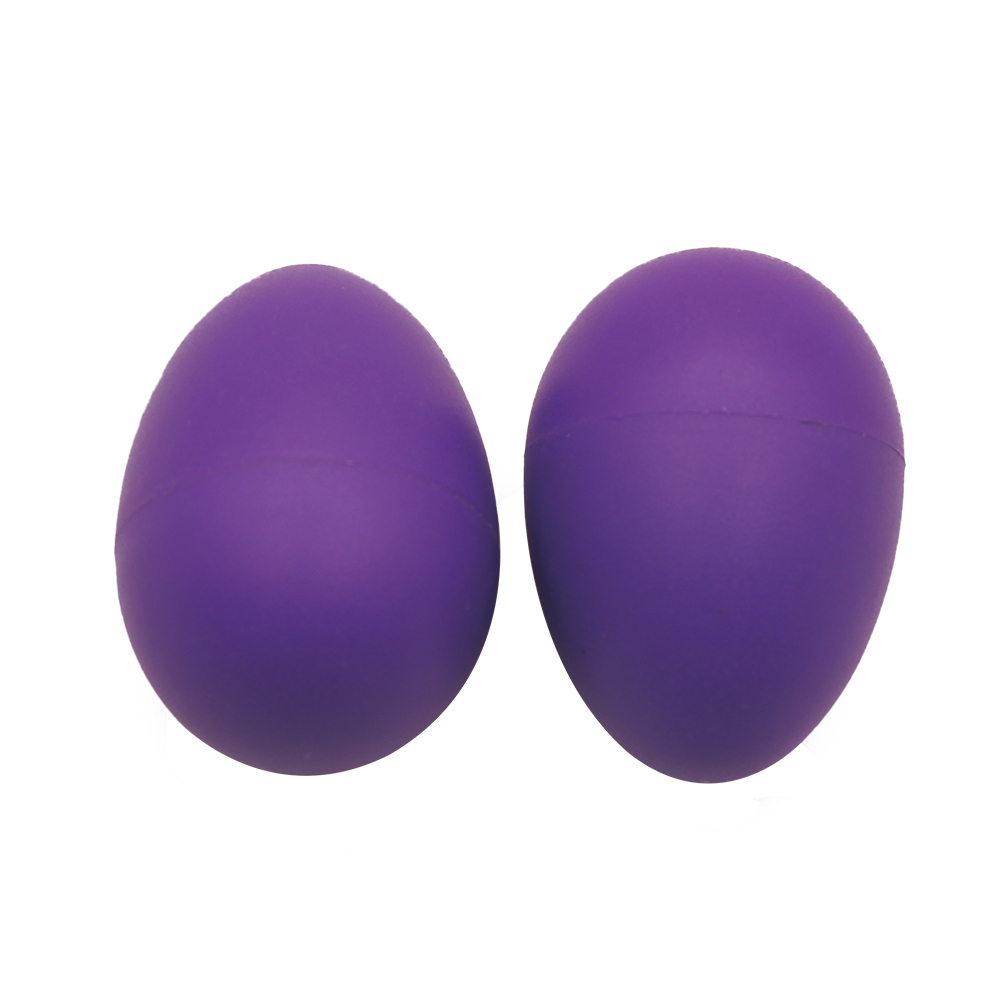 Description Picture 6 of itemPair Of Shaker Eggs Toy Percussion 5.6x3.9cm Drums Rhythm Musical Instruments Purple