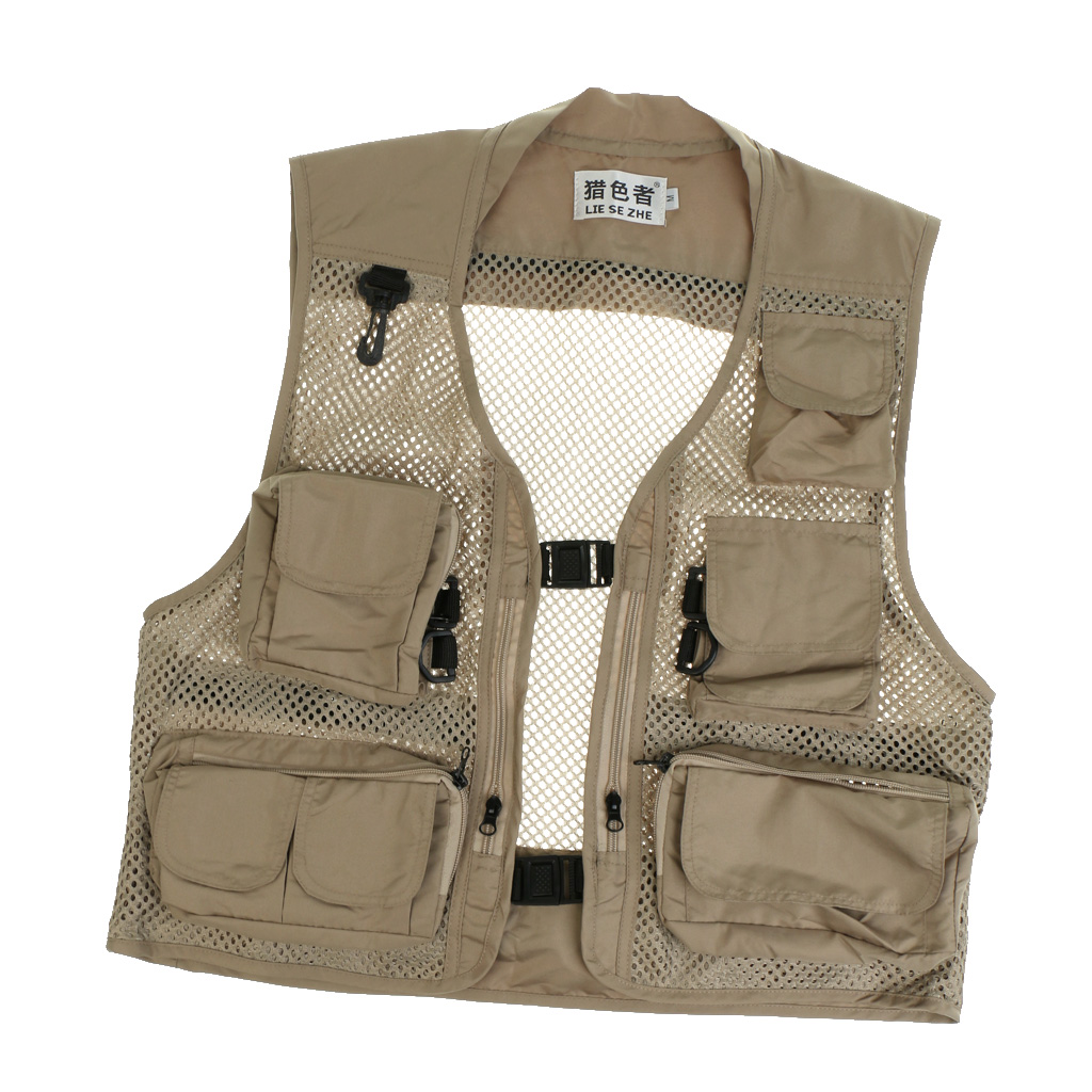 Details about   Quick Dry Fly Fishing Vest Breathable Fishing Jacket with Mesh Lining for H4B6 