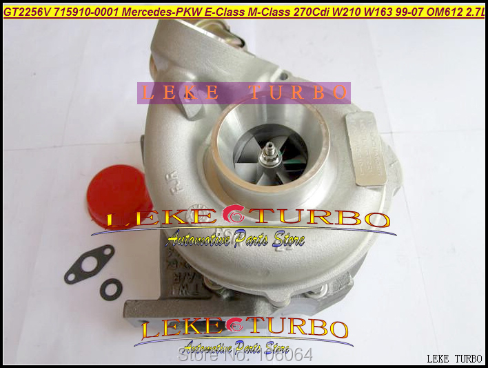 GT2256V 715910-5002S 715910 Turbo Turbocharger For Mercedes-PKW E-Class 270 CDI W210 M-Class W163 1999-07 OM612 2.7L 170HP (5)