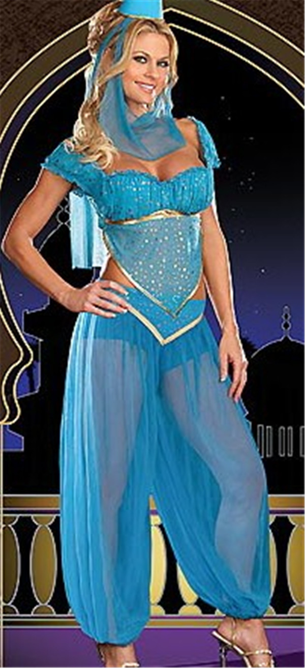 2021 Fashion New Sexy Genie 2015 Jasmine Aladdin Princess