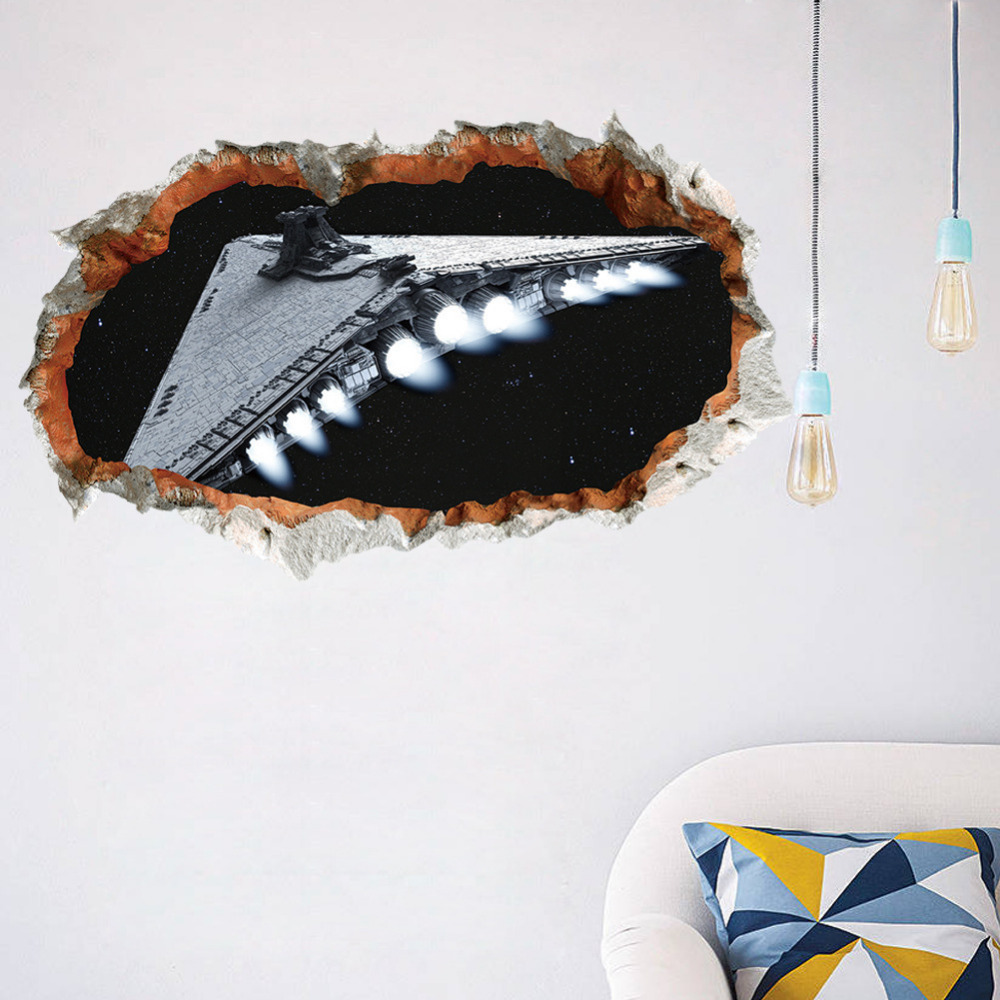 Hoge kwaliteit ruimte muurstickers koop goedkope ruimte ... Woonkamer deco