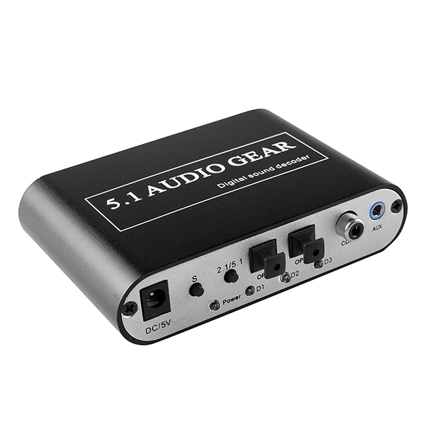 Купить Цифро-аналоговый 5.1 аудио передач адаптер rca dolby ac3 dts ...