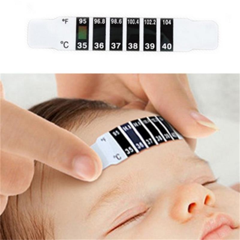10pcs font b Baby b font Thermometer Reusable Flexible Toddler Forehead font b Care b font