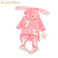 Autumn Baby Girls Clothing Sets Cute Bunny Hooded Sweatshirts Pants 2Pcs Cartoon Toddler Girl Tracksuit Boutique