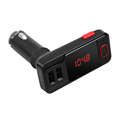 2016 New BT719S Dual USB Port 2 1A Vehicle Car MP3 Player Wireless FM Transmitter Modulator