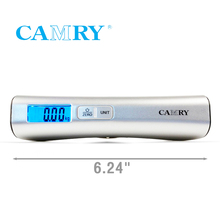 CAMRY 50KG Digital Luggage Weighing Scale Handing Scale With Blue Backlight free shipping