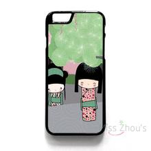 For iphone 4/4s 5/5s 5c SE 6/6s 7 plus ipod touch 4/5/6 back skins mobile cellphone cases cover JAPANESE FALL KOKESHI DOLL