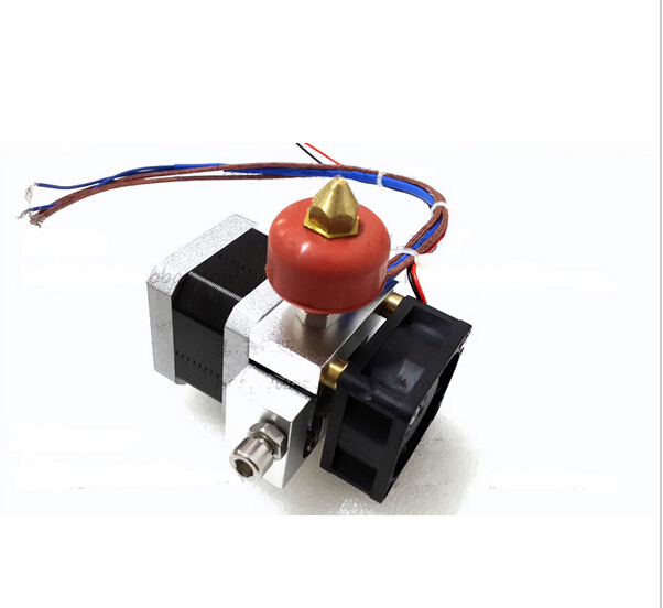 3D printer accessory single nozzle extruder kit with 100K thermistor working voltage 12V top quality free