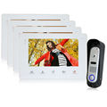 Homefong Video Doorbell Camera Intercom Monitor 7 inch Touch Screen 1V4 SD Card Support Dual way