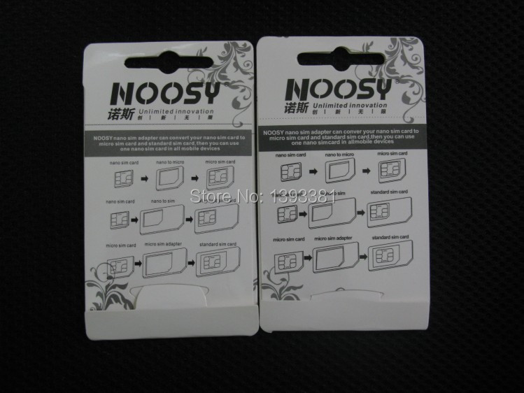 200Sets-lot-4-In-1-Noosy-Nano-Micro-SIM-Card-Adapter-Eject-Pin-For-iPhone-5 (3)