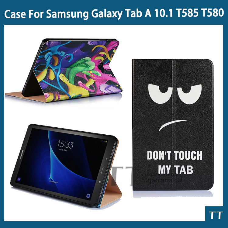  Samsung T585 T580N    PU    Samsung Galaxy Tab 10.1 2016 T585 T580  +  3 