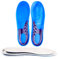 Heel Spur Plantar Fasciitis and Shock Absorption Cushion Massaging Running Sport Gel Insoles for Shoes Woman