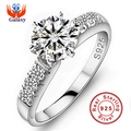 Big Promotion Wholesale 100 Solid 925 Silver Ring Fine Jewelry Inlay 1 5 Carat CZ Diamond