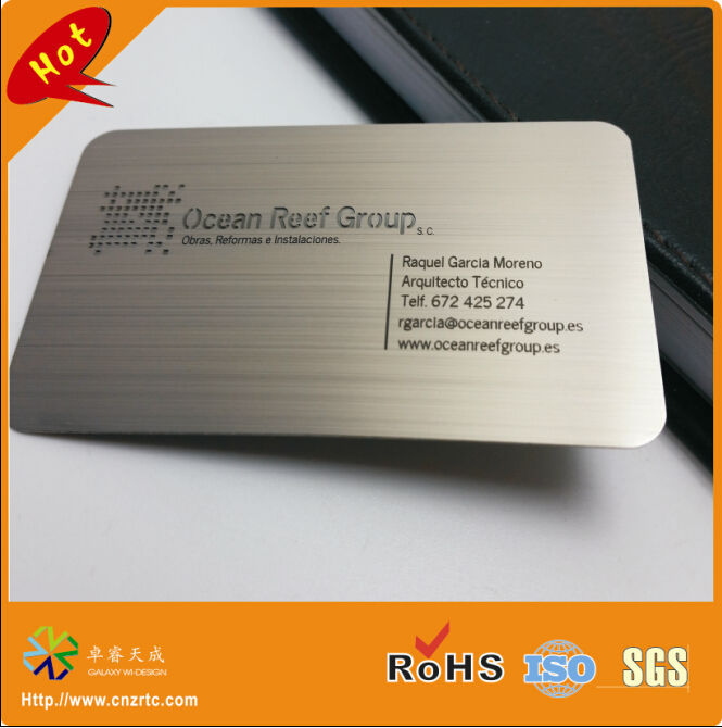 brushed metal business card 3