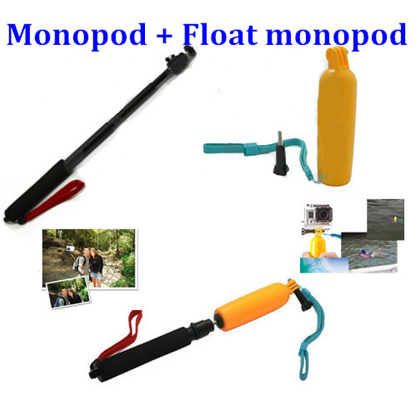  Floaty Grip   Monope +     Gopro Hero 3 2 3 + 4 sj4000 Xiaomi Yi 