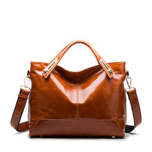 Europe Classic Retro Oil Wax bag Leather Postman Messenger Sac a Main Marques Designer Handbags High Quality On Sale Hand Bag
