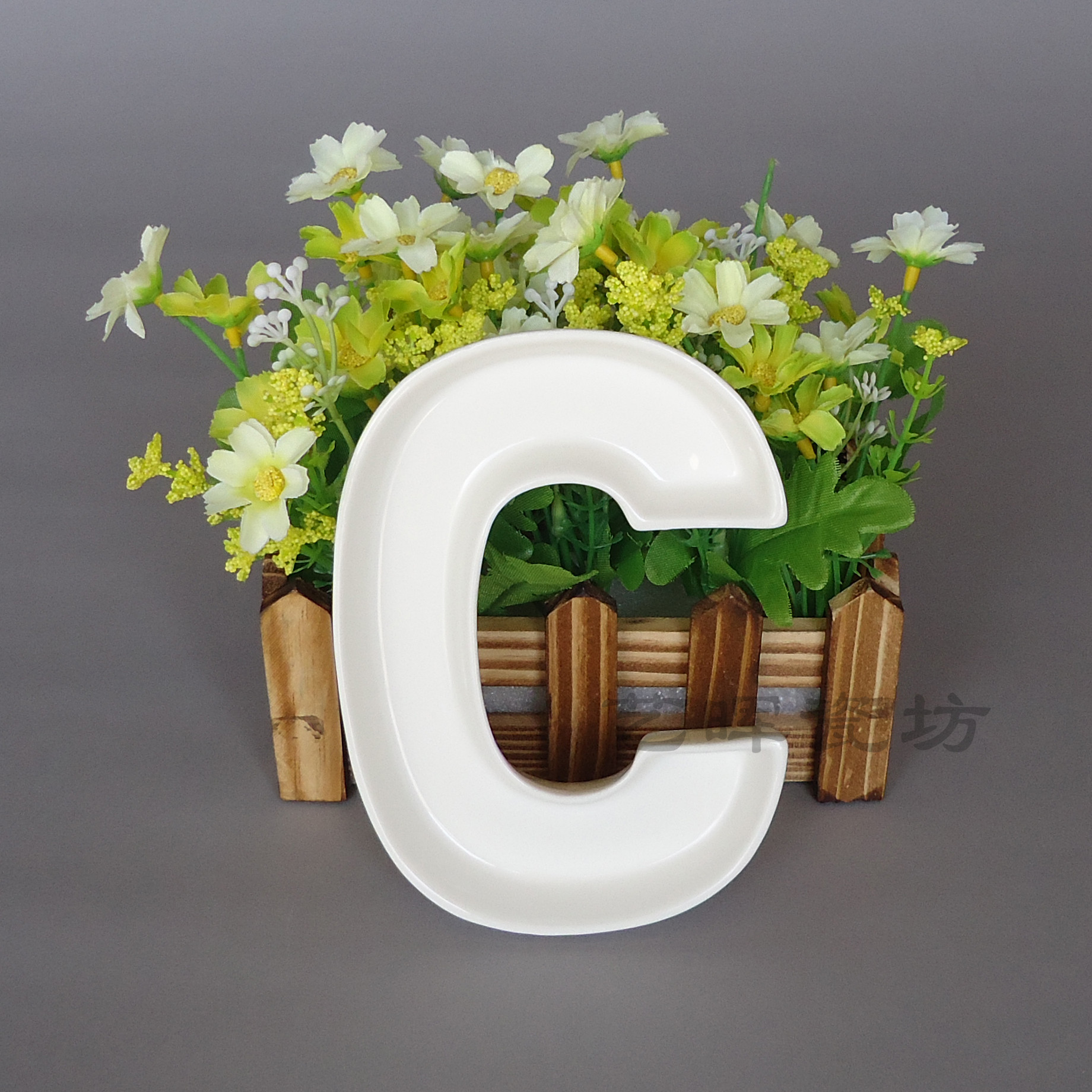 C shape ceramic letter dishes, Hot sale, Wholesale, Factory price-inPorcelain Plates from Home ...