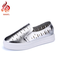 Summer Style Shoes Woman Casual Loafers Shoes Fashion Cut outs Women Shoes Flat Slip on Loafers