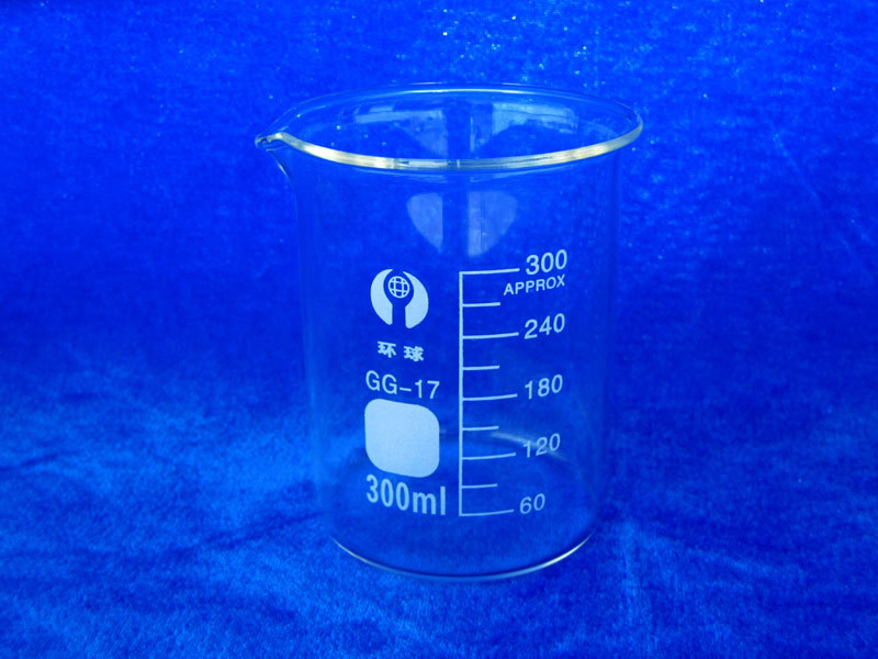 300ml Glass Beaker Lab Beaker Low Form 2PCS FREE SHIPPING