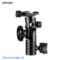 HPUSN Universal Metal Mount Flash Hot Shoe Adapter for Trigger Umbrella Holder Swivel Light Stand Bracket