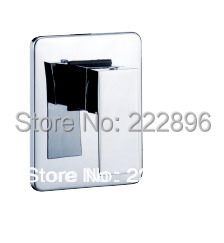 Brass Chrome Square Bathroom Shower Set Faucet Controller Bath Hot Cold Mixer In-Wall Water Tap torneira chuveiro grifos ducha