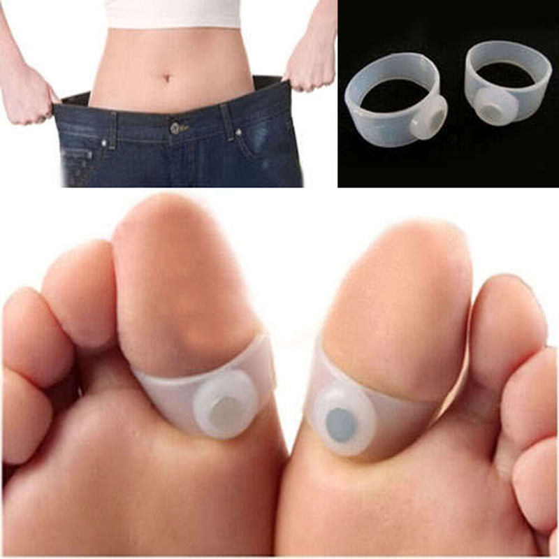 Image of 10pcs = 5pairs Magnetic Silicon Foot Massage Toe Ring Weight Loss Slimming Easy & Healthy Free Shipping