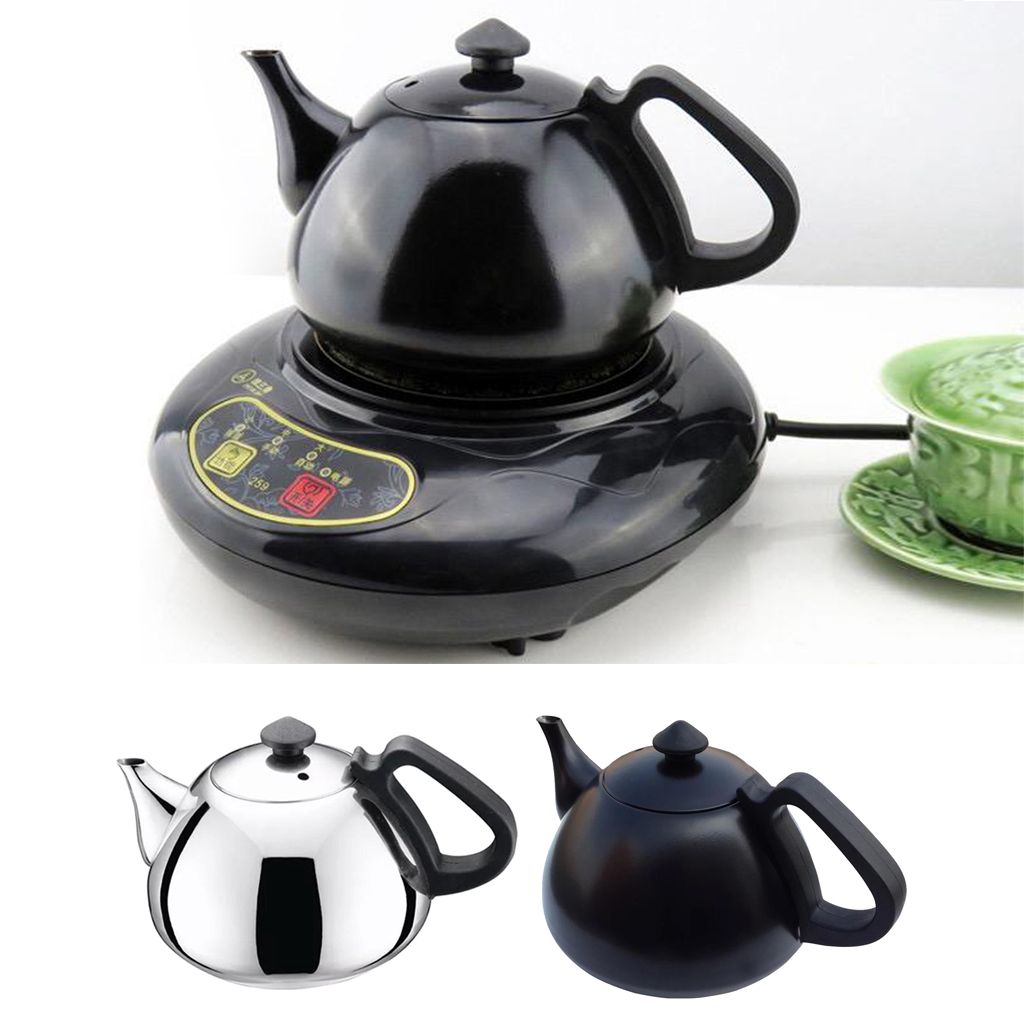 0.8L Metal Teapot Induction Cooker Tea Kettle for Office Restaurant Home