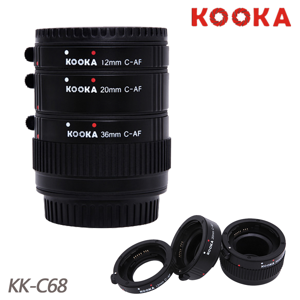 Kooka KK-C68P AF -    Canon ( 12 , 20 , 36  ) 60D -70d 5D2 5D3 7D 6D 650D 600D 550D