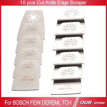 10 pcs knife edge scraper oscillating tool saw blades for Multifunction power tool as TCH FEIN DREMEL,with good quality