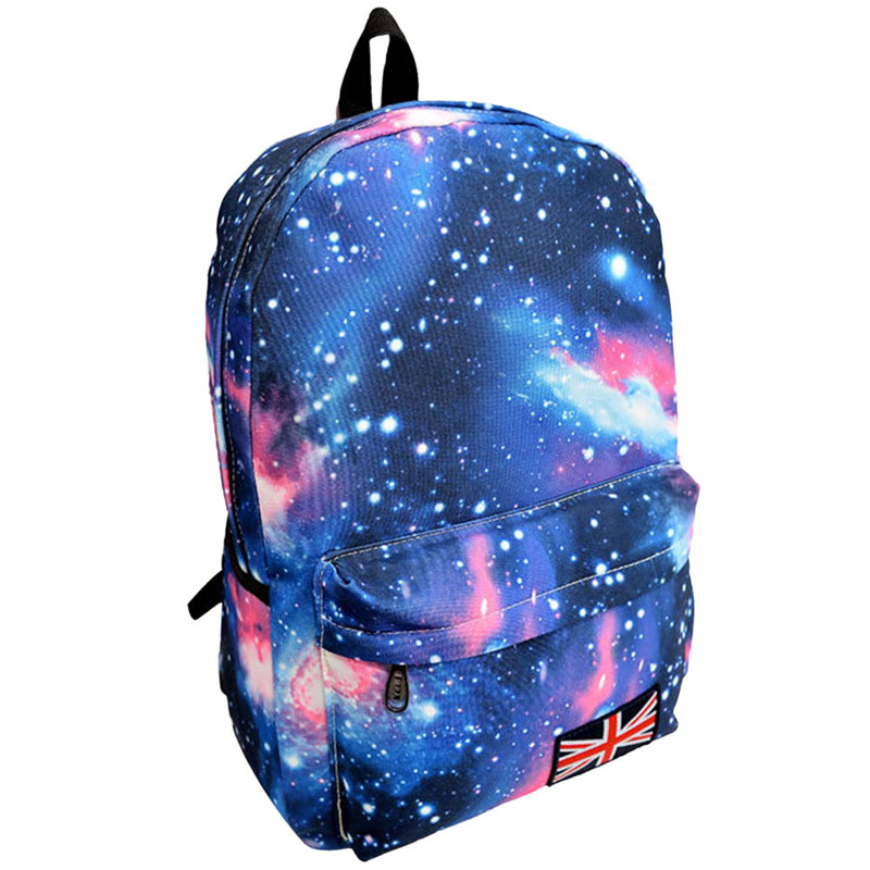Fashion Unisex Canvas Backpack Starry Sky School bag For Girl Ladies
