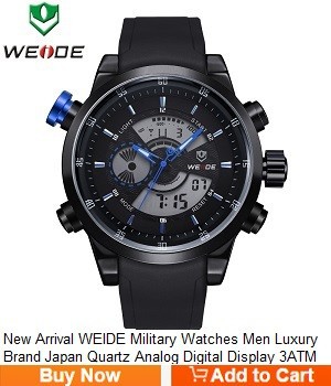New Arrival WEIDE Military Watches Men Luxury Brand Japan Quartz Analog Digital Display 3ATM Waterproof Men Sports Watch WH3401