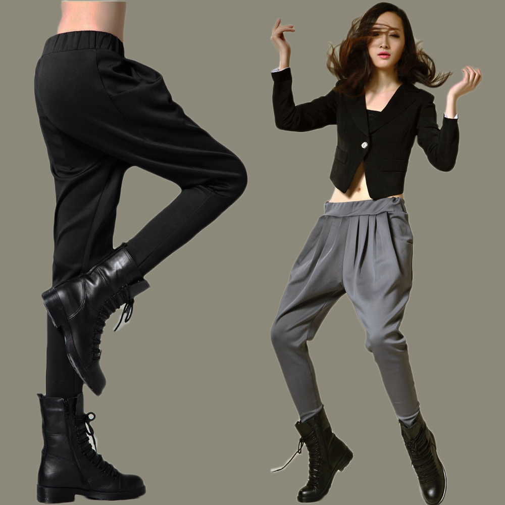 Шаровары женщин 2013 осень широкий мм Большой размер женские брюки свободного покроя брюки