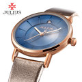 Promotion Julius Watches Fashion Business Women Leather Strap Japan Quartz Movt Original Designer Clock Relogio Relojes