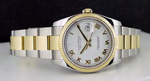 Relojes Men ‘s 36 mm reloj de calidad superior de lujo del zafiro watch16013 esfera blanca de acero inoxidable automático reloj de hombre