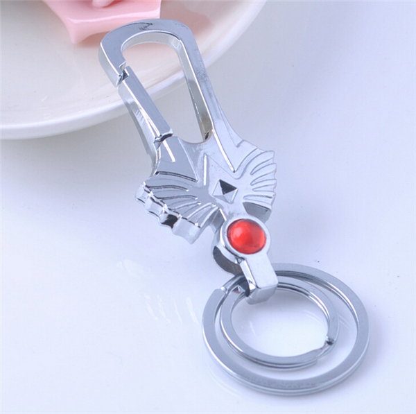 Men's Clip Keychain Pants Buckle Waist Belt Clip Keyring Hanging Loops