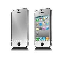 Free Shipping 200pcs/lot Mirror Front LCD Screen Protector Film For iphone 5
