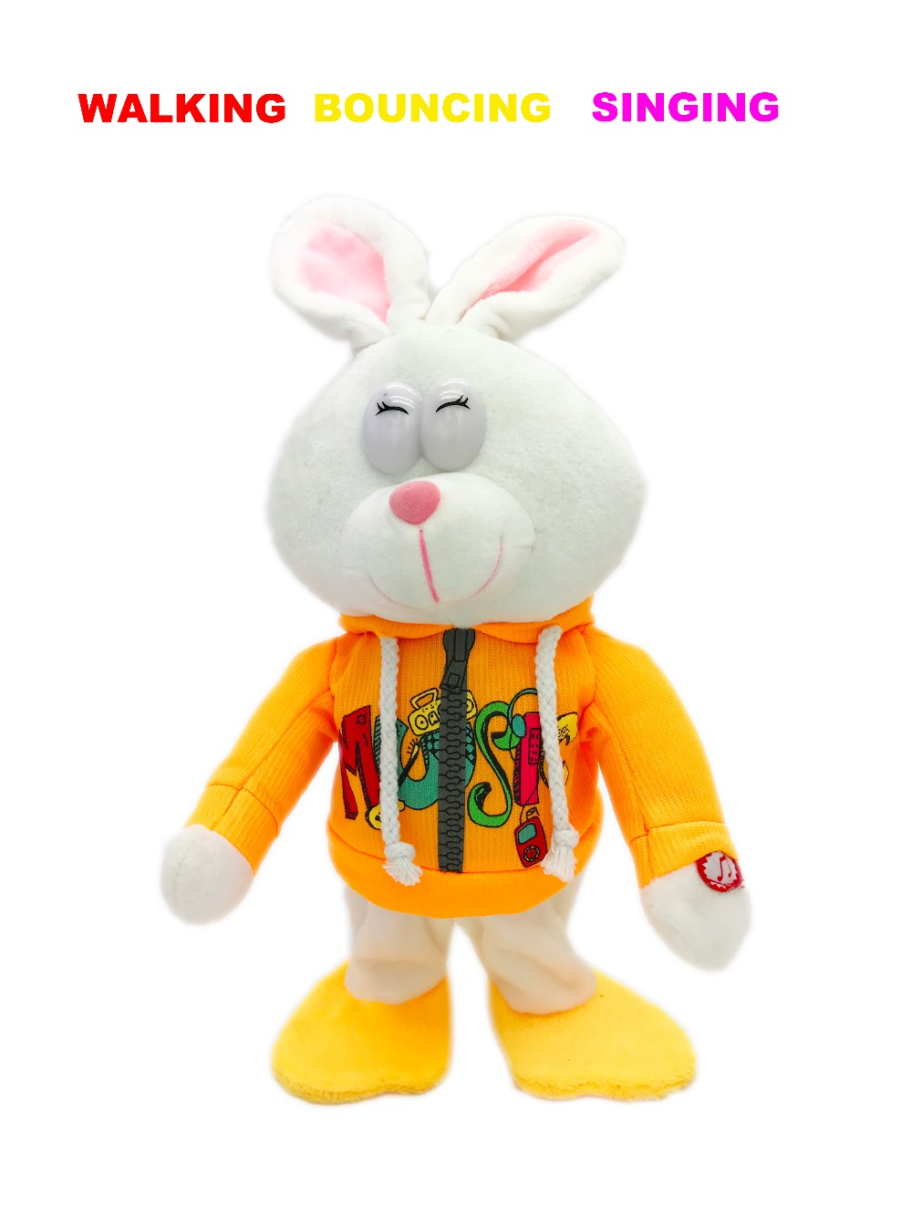 dancing singing rabbit soft toy